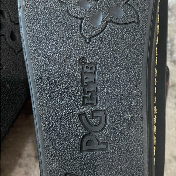 Women’s Algeria Black Tortoise Patent Leather PG Lite Clogs Mules Shoes 5/35 - Picture 7 of 10